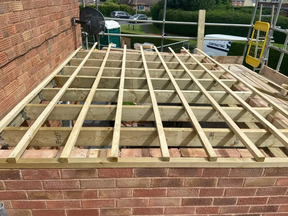 Flat Roof Joist Grid