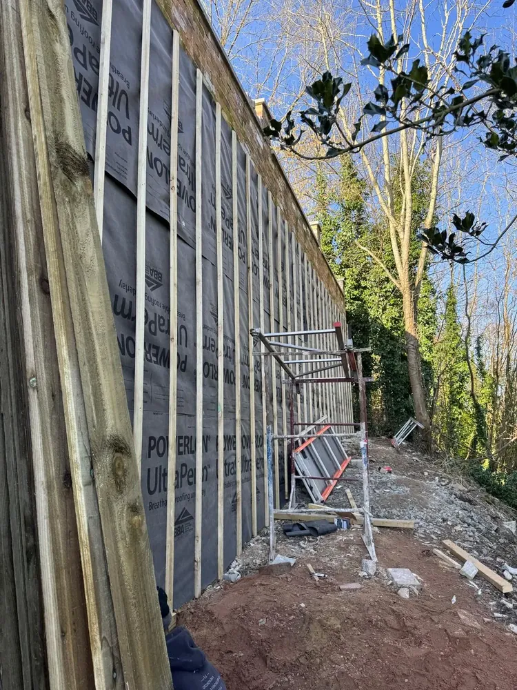 Timber-Clad Wall Breather Membrane